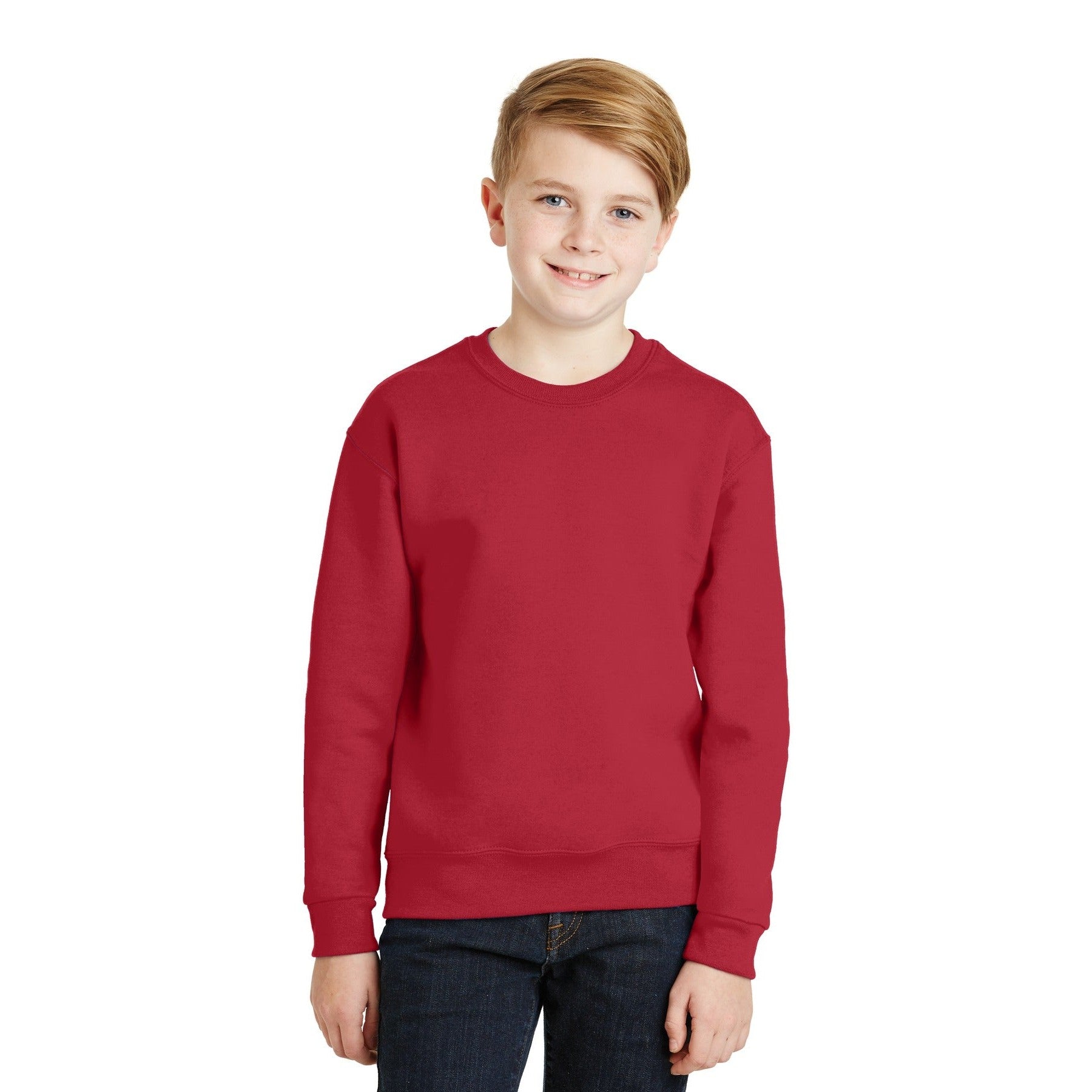 Jerzees-Jerzees® - Youth NuBlend® Crewneck Sweatshirt. 562B-MedTech-8